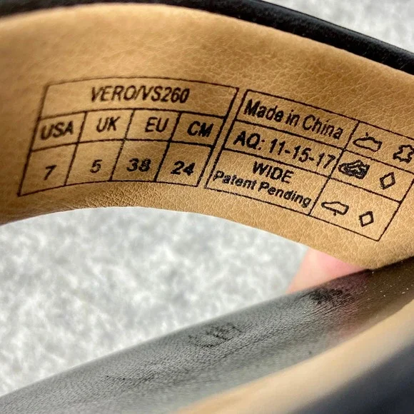 Vionic Black Wedge Sandals - Picture 8 of 8